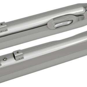 3-1/2" Slashdown Slip-On Mufflers - Chrome