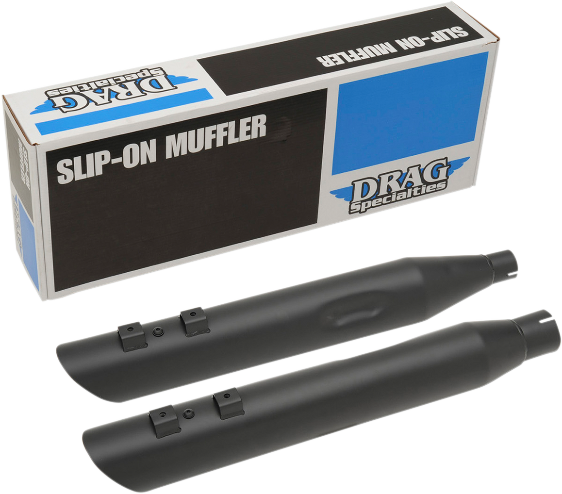 3-1/2" Slashdown Slip-On Mufflers - Black - Image 2