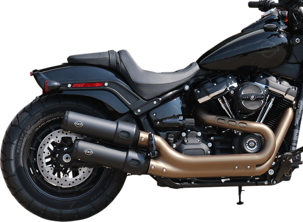 Ceramic Black Grand National Mufflers for Fat Bob - Image 2