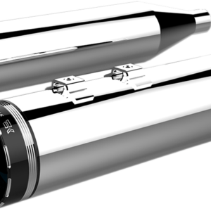 4-1/2" HP-Plus® Slip-On Mufflers - Chrome with Tracer Tip