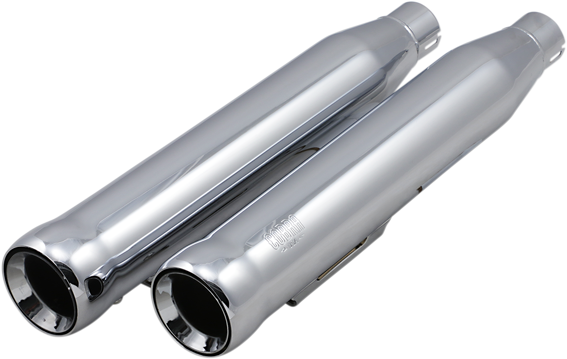 3" Neighbor Hater Mufflers for '91-'17 Dyna - Chrome - Image 2