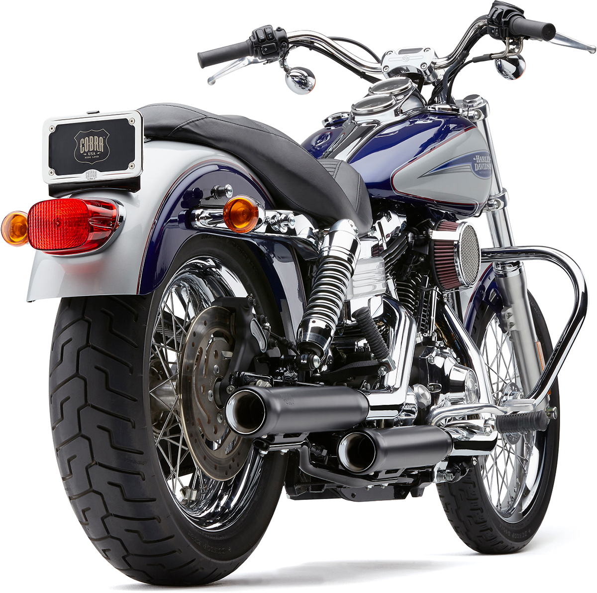 3" Neighbor Hater Mufflers for '91-'17 Dyna - Black