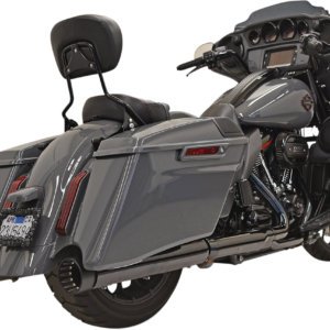 DNT Straight Can Mufflers for M8 CVO - Chrome/Black