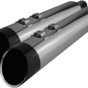 4-1/2" HP-Plus® Slip-On Mufflers - Chrome with Edge - Touring