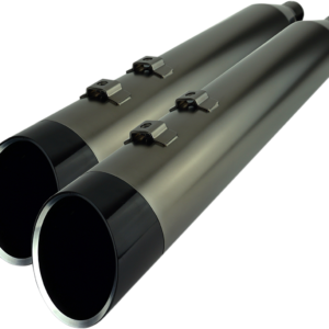 4-1/2" HP-Plus® Slip-On Mufflers - Smoked Chrome with Edge - Touring