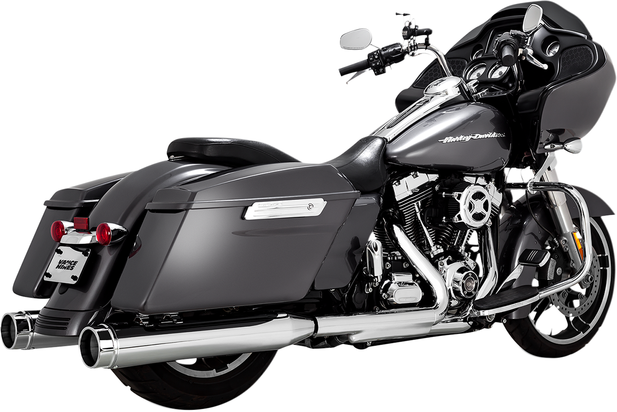 4-1/2" Torquer Mufflers for '95-'16 FL - Chrome - Image 2