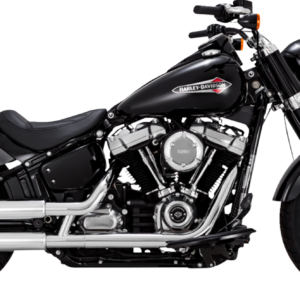 3" Twin Slash Slip-On Muffler - Chrome