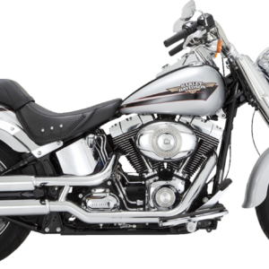 3" Twin Slash Slip-On Muffler - Chrome