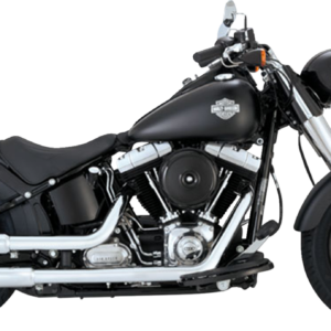 3" Twin Slash Slip-On Muffler - Chrome