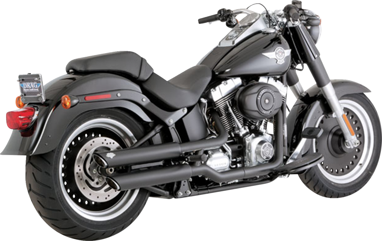 3" Twin Slash Slip-On Mufflers - Black - Image 3