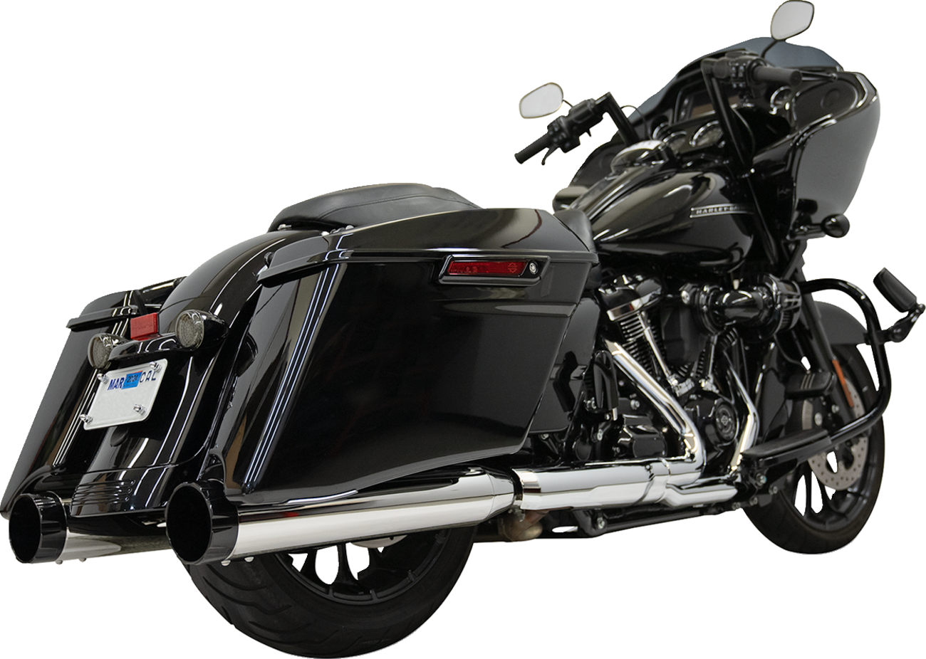 4-1/2" Slip-On Mufflers - Chrome