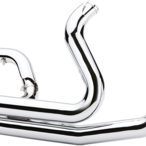 Powerport Dual Headpipes with Dual Bungs - Chrome