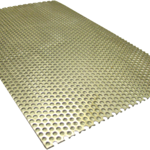 Universal Exhaust Baffle Perforated Sheet - Stainless - 6" x 10"