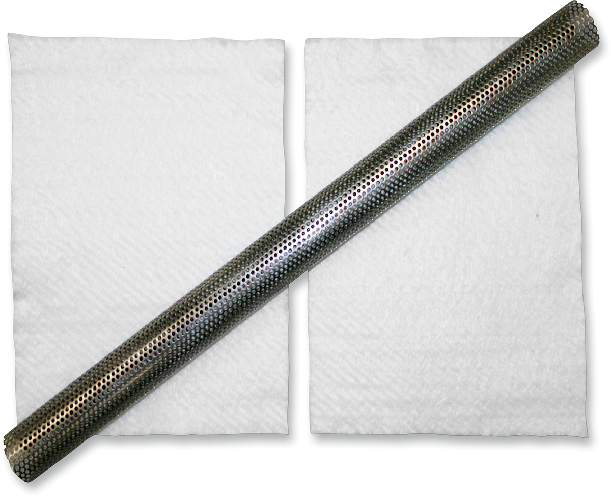 24" Universal Exhaust Baffle with Packing - 1-5/8"