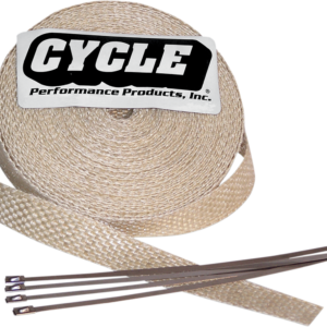 Fiberglass Exhaust Wrap Kit - Natural - 2" x 25'