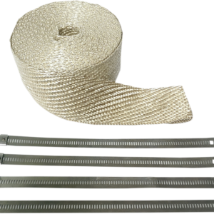 Fiberglass Exhaust Wrap Kit - Natural - 1" x 50'