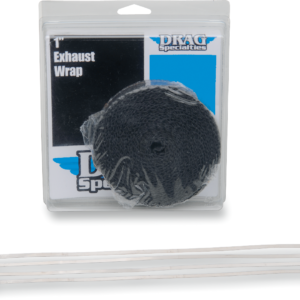 Exhaust Heat Wrap Kit with Ties - Black - 1" x 25'