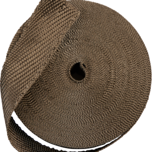 Lava Rock Exhaust Wrap - Metallic - 2" x 100'
