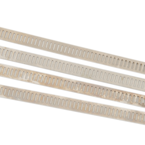 Exhaust Wrap Clamps - Silver - 4 Pack