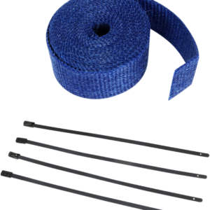 Fiberglass Exhaust Wrap Kit - Blue - 2" x 25'