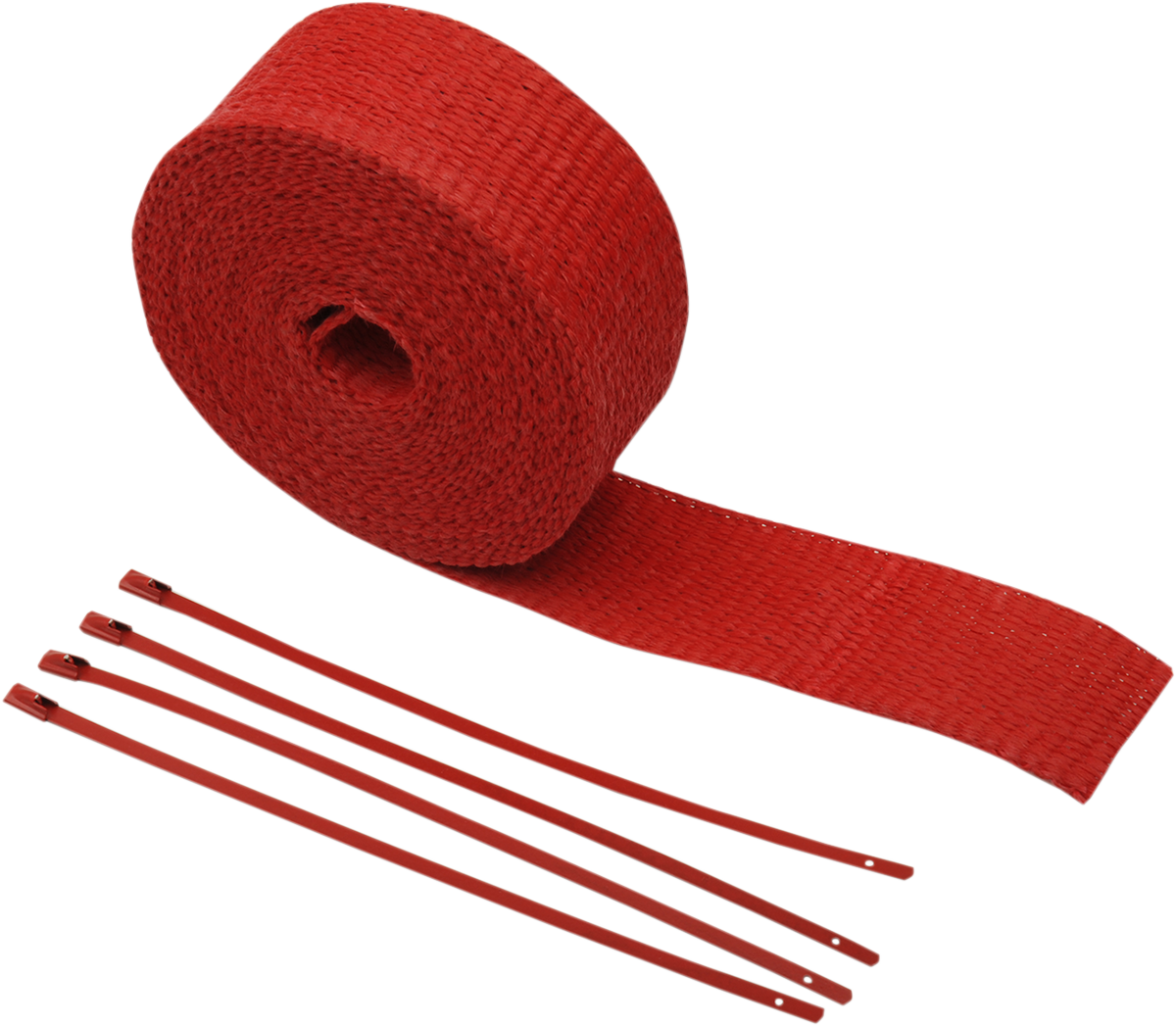 Fiberglass Exhaust Wrap Kit - Red - 2" x 25'