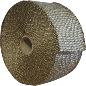 High Temperature Exhaust Wrap - Bronze - 2" x 25'