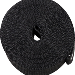 Lava Rock Exhaust Wrap - Metallic Black - 2" x 50'