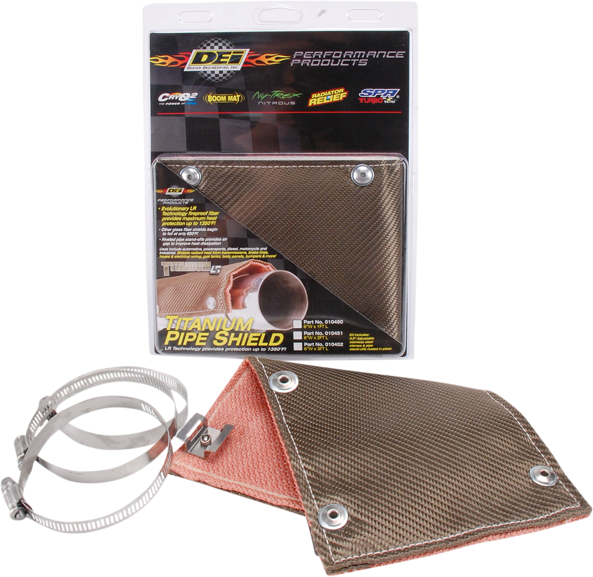 Flexible Heat Shield - 4" x 12"