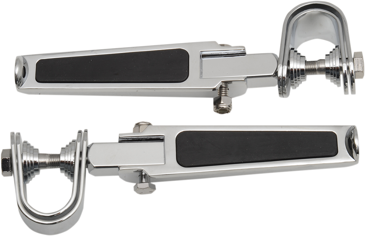 U-Clamp Footpegs - Rubber Inlay - Image 2