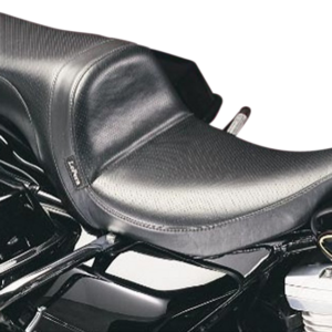 Daytona 2-Up Seat - Without Backrest - Smooth - Black - FLH/FLT '02-'07