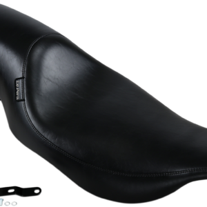 Silhouette Full-Length Seat - Smooth - Black - FLH/FLT '02-'07
