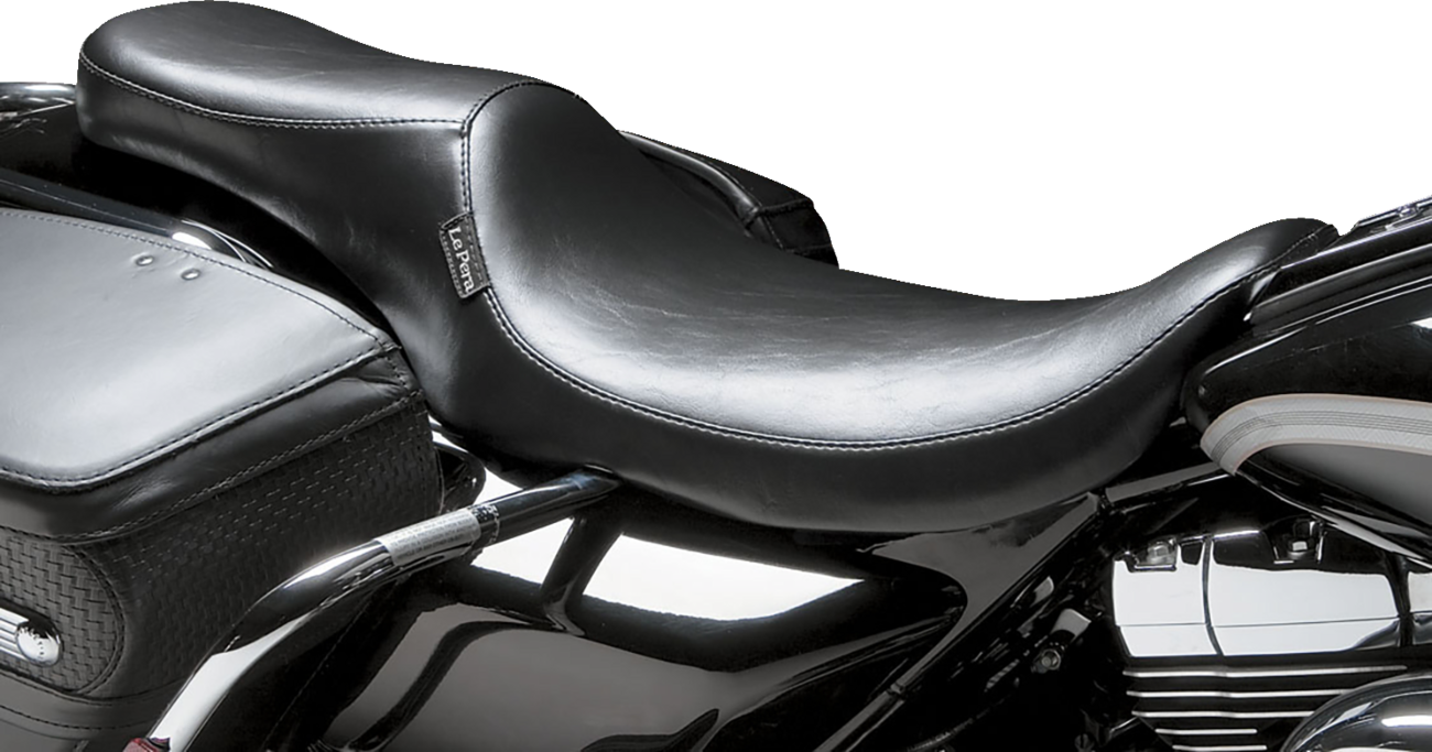 Silhouette 2-Up Seat - Smooth - Black - FLHR '02-'07