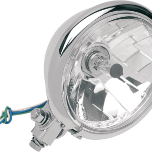 Bottom Mount Springer Headlight - 5-3/4" - Chrome