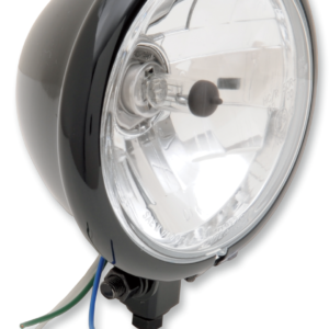 Bottom Mount Springer Headlight - 5-3/4" - Black