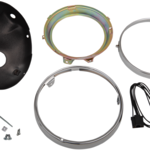 7" Side Mount Headlamp Shell - Black