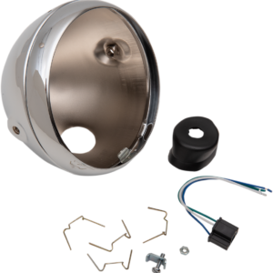 Lucas Style Headlight Shell - 7" - Chrome