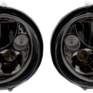 LED Headlight - 5-3/4" - Black - Pair