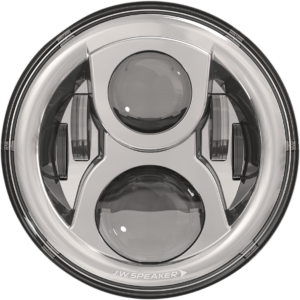 Headlight with Mounting Ring - Chrome