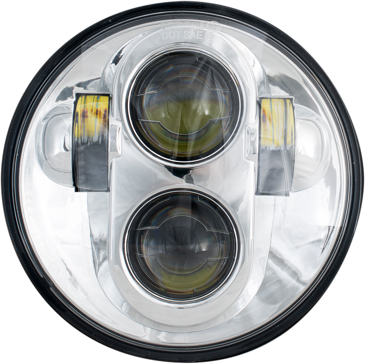 LED Headlight - 5-3/4" - Chrome