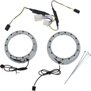 Lighted Passing Lamp Trim Ring '96-'05 FLHT - Chrome