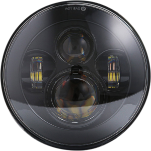 LED Headlight - 5-3/4" - Black