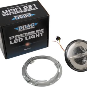 7" Reflector-Style LED Headlamp - Chrome