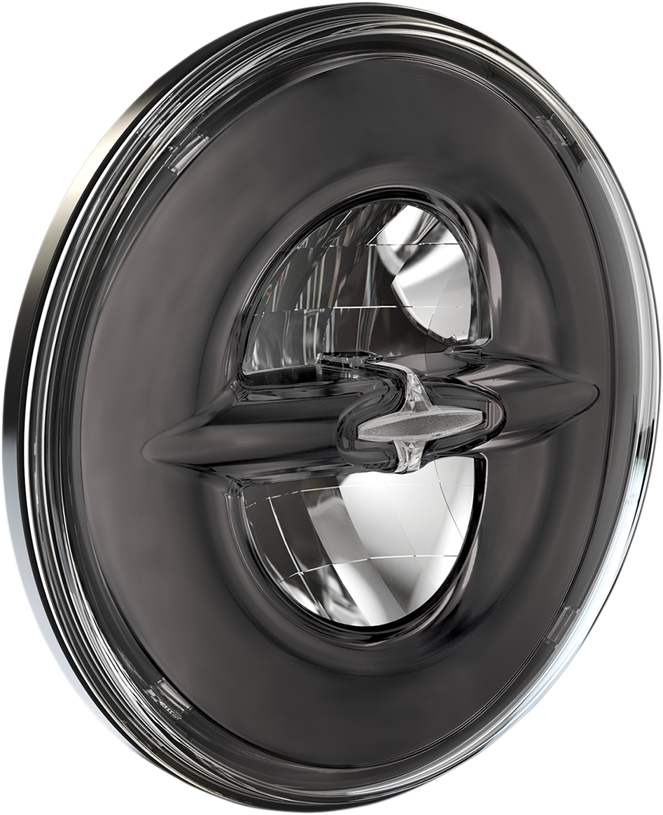 Reflector-Style LED Headlamp - 7" - Dark Chrome