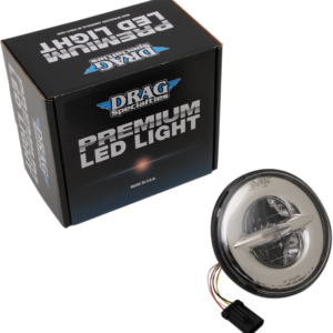 Reflector-Style LED Headlamp - 7" - Chrome