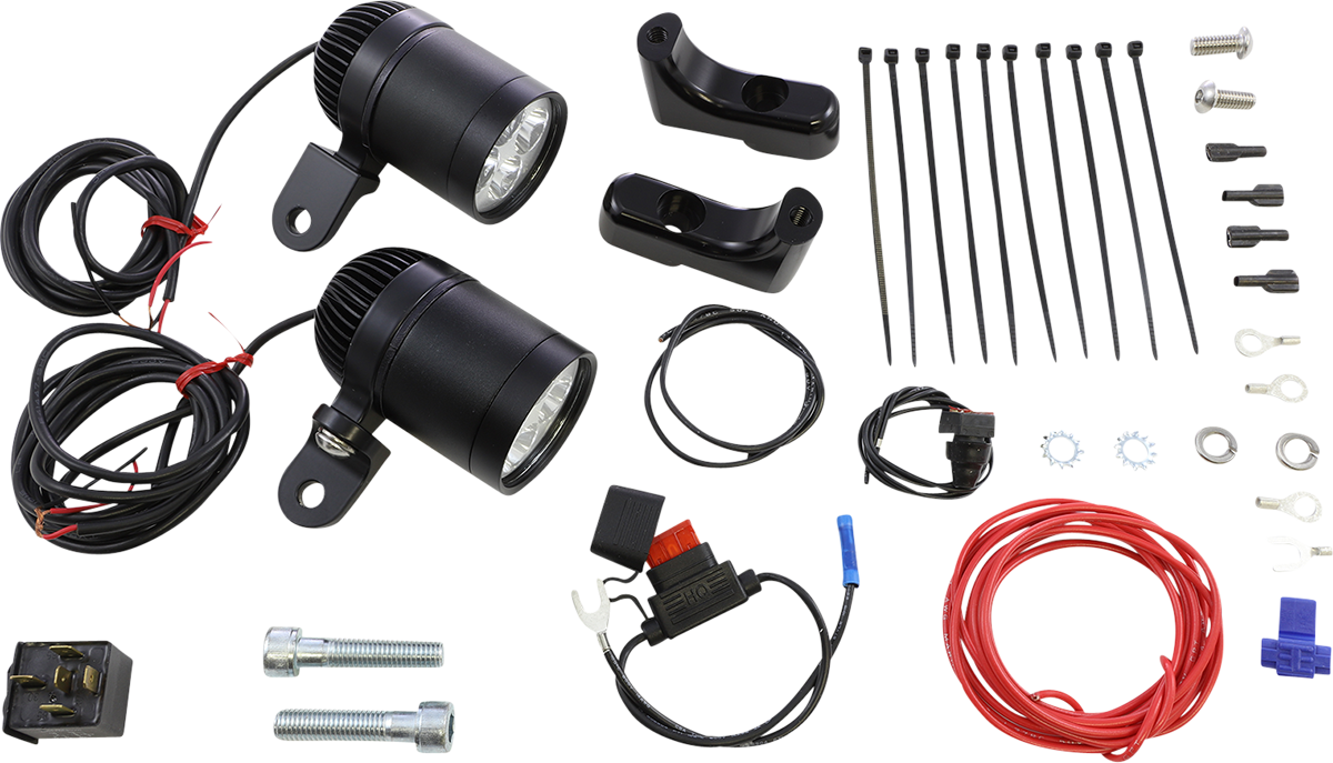 Fork-Mounted Driving Lights - '96-'14 FLH - Image 2
