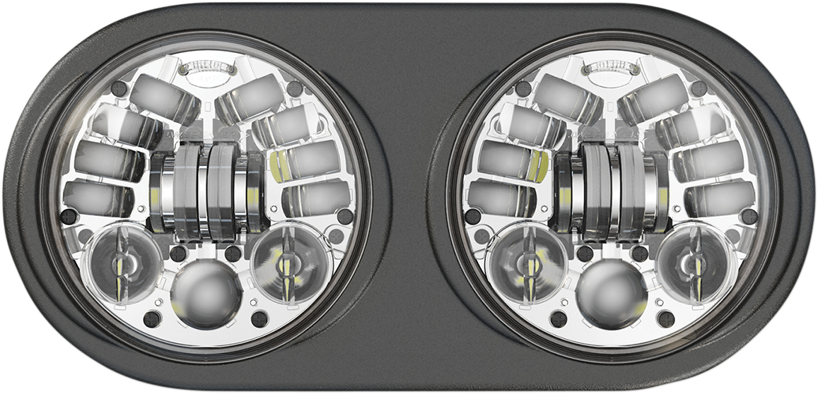 Adaptive LED Headlamps - Harley Davidson - Chrome