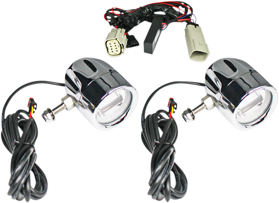 LED Fog Light - Trike - Chrome