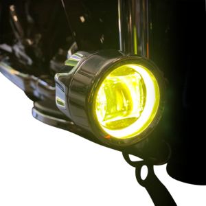 Fog Light - Black - Yellow Lens
