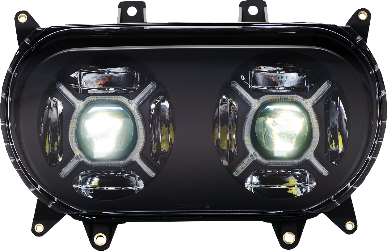 LED Headlight - Black - Road Glide - Image 6