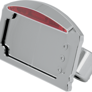 LED Taillight/License Plate Mount - Half-Moon - Flat